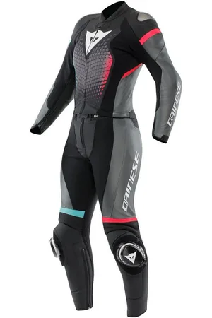 Dainese Motorradkombi Fluminea 2 tlg. Lederkombi / Weiss / Anthrazit - Verkäufer: motorun