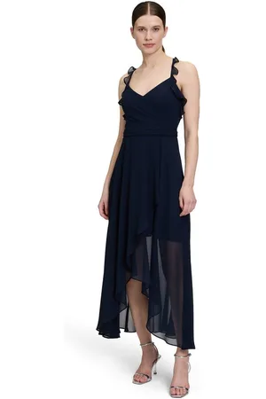 Vera Mont Abendkleid Abendkleid mit Volant Wickel-Design