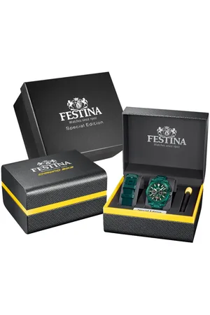 Festina Chronograph Chrono Bike 2025 Special Edition F20730/1, (Set, 3-tlg., mit Wechselband und Bandwechsler), Quarzuhr, Armbanduhr, Herrenuhr, Edelstahlarmband