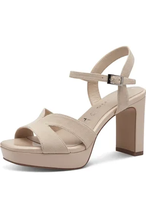 Tamaris High-Heel-Sandalette, Sommerschuh, Abendschuh, Blockabsatz, mit ANTIshokk-Absatz