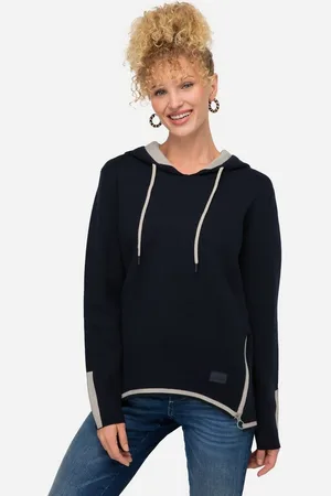 Laurasøn Wollpullover Hoodie Doubleface Kapuze Langarm - Verkäufer: Popken Fashion Group