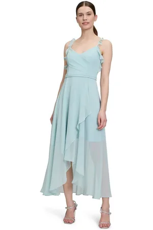 Vera Mont Abendkleid Abendkleid mit Volant Wickel-Design