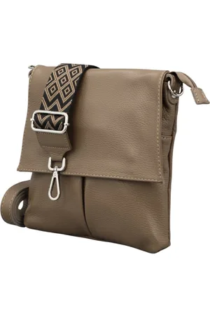 Adel Bags Schultertasche ELLA Umhängetasche für Damen mit 2 Riemen, echtes Leder, hergestellt in Italien - Verkäufer: