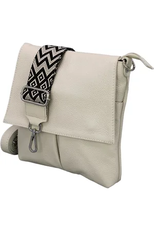 Adel Bags Schultertasche ELLA Umhängetasche für Damen mit 2 Riemen, echtes Leder, hergestellt in Italien - Verkäufer: