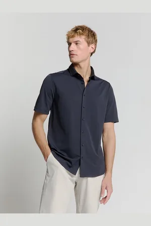 No Excess Langarmhemd Jersey-Hemd