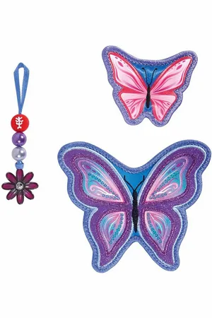 STEP BY STEP Schulranzen MAGIC MAGS Butterfly Maja 3-teilig (3-teilig), Motivanhänger, Glücksbringer - Verkäufer: DSBO