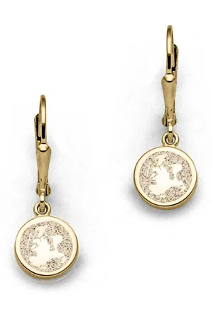 DUR Ohrring-Set Schmuck: Ohrringe, Ohrhänger "Rügen", 10 mm, mit Strandsand, vergo - Verkäufer: Strandsandschmuck
