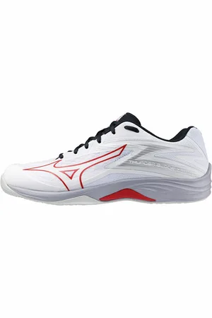 Mizuno THUNDER BLADE Z WHITE/SALSA/BLACK Hallenschuh - Verkäufer: Sport Rossow GmbH