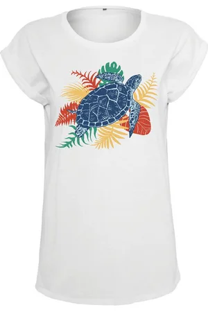 Youth Designz Print-Shirt "Bunte Schildkröte" Damen T-Shirt Statement oder Geschenk Frauen Motiv mit stylischen Aufdruck für Frauen - Verkäufer: EmDa Trading GmbH