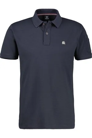 Lerros Poloshirt Poloshirt in Großen Größen, tonal gestreift