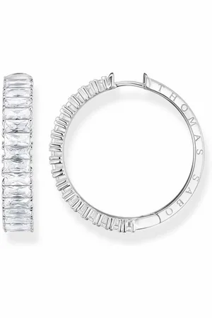 Thomas Sabo Paar Creolen Weiße Steine Pavé - Verkäufer: uhrcenter