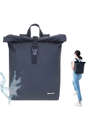 Bench Freizeitrucksack Rucksack Damen Hydro Compact aus Plane wetterfest Outdoor, kleines Laptop Fach Daypack Büro Freizeit 64222 + Etui - Verkäufer: Sporttaschenshop