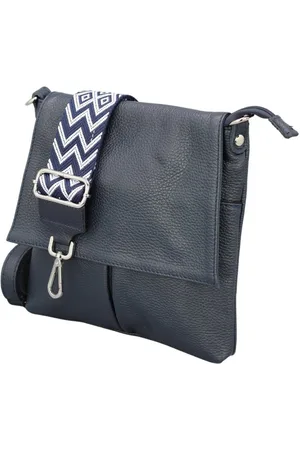 Adel Bags Schultertasche ELLA Umhängetasche für Damen mit 2 Riemen, echtes Leder, hergestellt in Italien - Verkäufer: