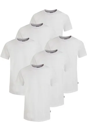 Jockey American-Shirt (6er Pack) Flache Nähte, Relax Fit, Single-Jersey