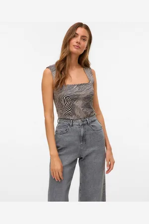 VERO MODA Shirttop VMMILLION SL SQUARE NECK TOP JRS NOOS