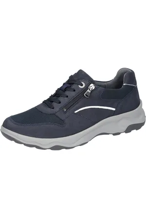 Waldläufer H-MAX Sneaker, Schnürschuh, Halbschuh mit zusätzlichem Reißverschluss, H-Weite