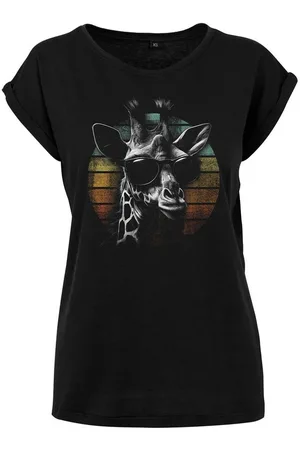 Youth Designz Print-Shirt "Retro Giraffe" Damen T-Shirt als Statement oder Geschenk Frauen Motiv mit stylischen Retro Aufdruck für Frauen - Verkäufer: EmDa Trading GmbH
