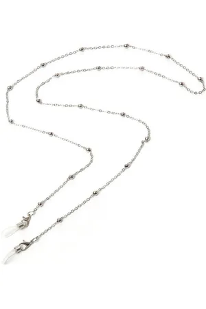 Firetti Brillenkette mit Kugelelementen, rhodiniert