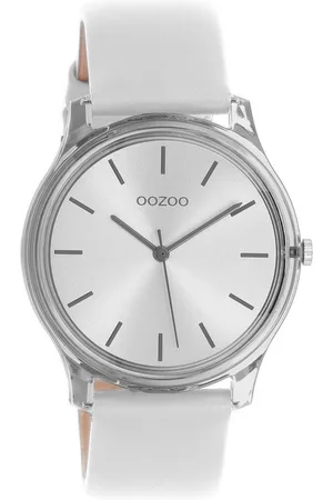 Oozoo Quarzuhr Damenuhr C11137 Acryl-Grau Lederband Grau 36 mm - Verkäufer: Jäckle Uhrenhandel e.K.