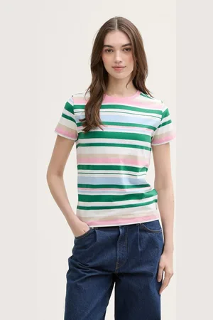 TOM TAILOR T-Shirt T-Shirt mit Streifenmuster - Verkäufer: TOM TAILOR