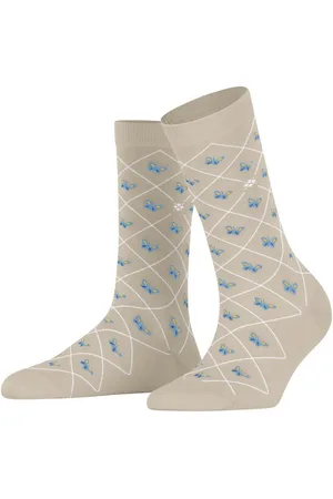 Burlington Socken Butterflies (1-Paar) mit Argyle-Muster & All-Over Motiven - Verkäufer: FALKE