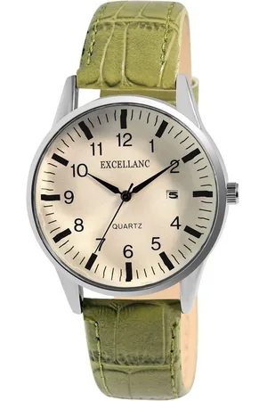 Excellanc Quarzuhr 2900268 Herrenuhr mit Band aus Lederimitat, schwarz - Verkäufer: Shaghafi GmbH
