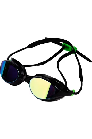 energetics Schwimmbrille Ux.-Schwimmbrille Fusion Pro MIRROR 900 BLACK/GREEN LIME - Verkäufer: SportTimm