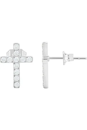 Akzent Ohrring-Set Lucaria Edelstahl Ohrstecker, Kreuz, Similibesatz (Paar) - Verkäufer: Shaghafi GmbH
