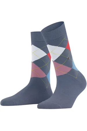 Burlington Socken Queen (1-Paar) mit vierfarbigem Argyle-Muster - Verkäufer: FALKE