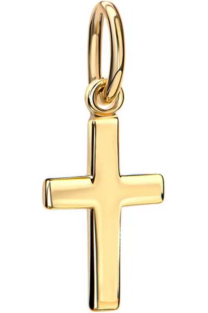 Firetti Kettenanhänger Schmuck Geschenk Gold 585 Halsschmuck Anhänger Kreuz, Made in Germany
