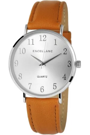 Excellanc Quarzuhr EX0056 Damenuhr mit Lederimitationsarmband, Damenuhr Lederimitat - Verkäufer: Shaghafi GmbH
