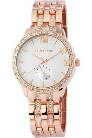 Excellanc Quarzuhr EX0042 Damenuhr mit Metallarmband, Damenuhr Metall - Verkäufer: Shaghafi GmbH
