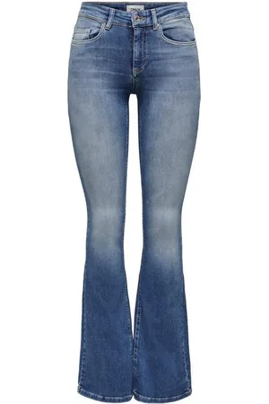 ONLY 5-Pocket-Jeans Damen Jeans BLUSH LIFE MID FLARED (1-tlg) - Verkäufer: engelhorn