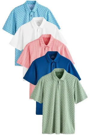 Next Poloshirt Regular Fit Kurzarm-Poloshirts, Jersey, 5er-Pack (5-tlg) - Verkäufer: Germany GmbH