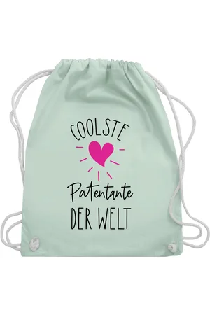 Shirtracer Turnbeutel Coolste Patentante der Welt mit Herz, Patentante Geschenk - Verkäufer: