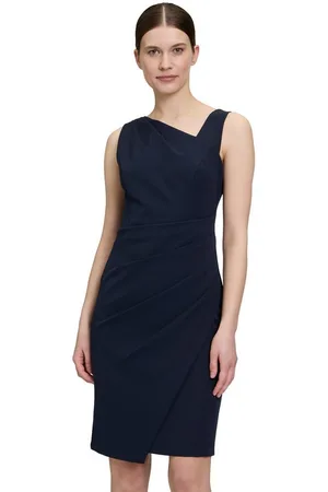 Vera Mont Cocktailkleid Cocktailkleid ohne Arm Falten