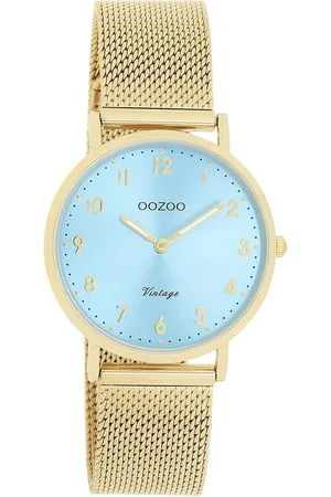 Oozoo Quarzuhr Unisex Armbanduhr Vintage Series, (Analoguhr), Damen, Herrenuhr rund, mittel (ca. 32mm) Metallarmband, Fashion-Style - Verkäufer: Fit4Style Silberschmuck - IMPPAC