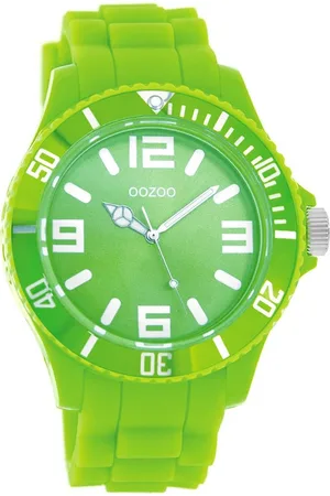 Oozoo Quarzuhr Unisex Armbanduhr Vintage Series, (Analoguhr), Damen, Herrenuhr rund, groß (ca. 43mm) Silikonarmband - Verkäufer: Fit4Style Silberschmuck - IMPPAC