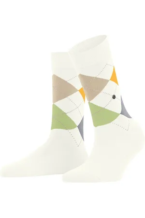 Burlington Socken Queen (1-Paar) mit vierfarbigem Argyle-Muster - Verkäufer: FALKE