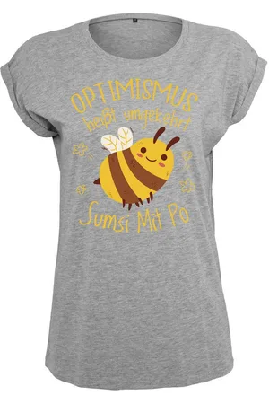 Youth Designz Print-Shirt "Optimismus Sumsi Mit Po" Damen T-Shirt Statement Geschenk Motiv mit lustigem Aufdruck für Frauen - Verkäufer: EmDa Trading GmbH