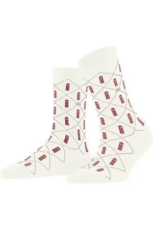 Burlington Socken Phone Booth (1-Paar) mit Argyle-Muster & All-Over Motiven - Verkäufer: FALKE