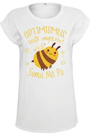 Youth Designz Print-Shirt "Optimismus Sumsi Mit Po" Damen T-Shirt Statement Geschenk Motiv mit lustigem Aufdruck für Frauen - Verkäufer: EmDa Trading GmbH