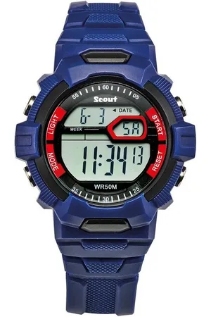 Scout Quarzuhr Blaue Digitaluhr aus Kunststoff für Kinder von - Verkäufer: Unique Jewelry GmbH