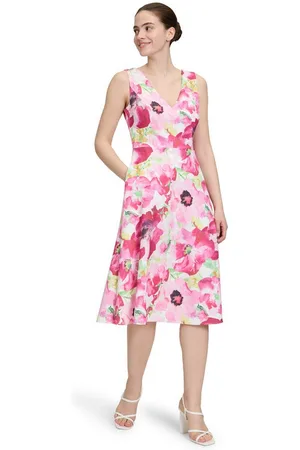 Vera Mont Cocktailkleid Cocktailkleid mit Blumenprint Cut-Outs
