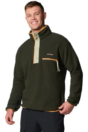 Columbia Trainingspullover Herren Fleecepullover HELVETIA II HALF SNAP FLEECE (1-tlg) - Verkäufer: engelhorn
