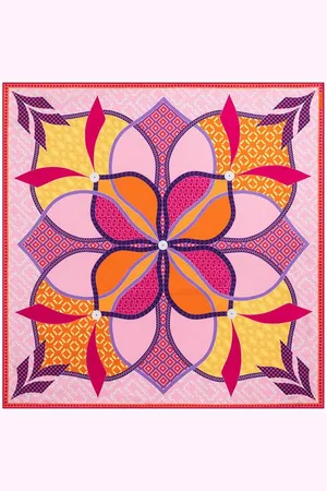 ROECKL Nickituch Flower Mandala Seidentuch - Verkäufer: