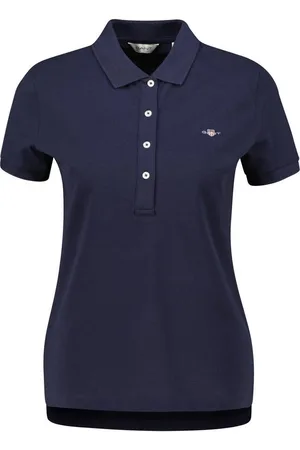 GANT Poloshirt Damen Poloshirt SLIM SHIELD CAP SLEEVE PIQUE POLO (1-tlg) - Verkäufer: engelhorn