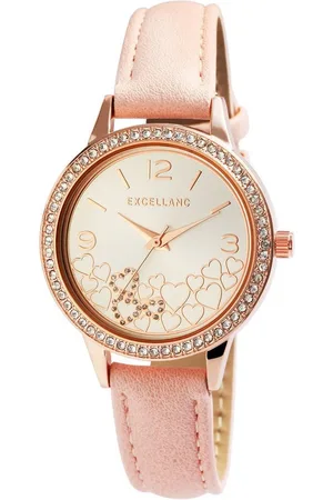 Excellanc Quarzuhr 1900276 Damenarmbanduhr mit Lederimitationsarmband - Verkäufer: Shaghafi GmbH