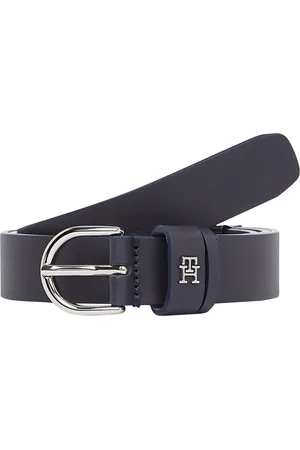 Tommy Hilfiger Ledergürtel ESSENTIAL EFFORTLESS 2.5 SV Einfachdornschließe, Metallemblem