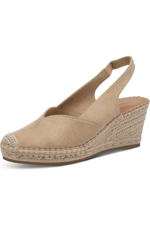 Tamaris Slingpumps, Keilabsatz, Plateau, Sandale, Sommerschuh, in schmaler Form